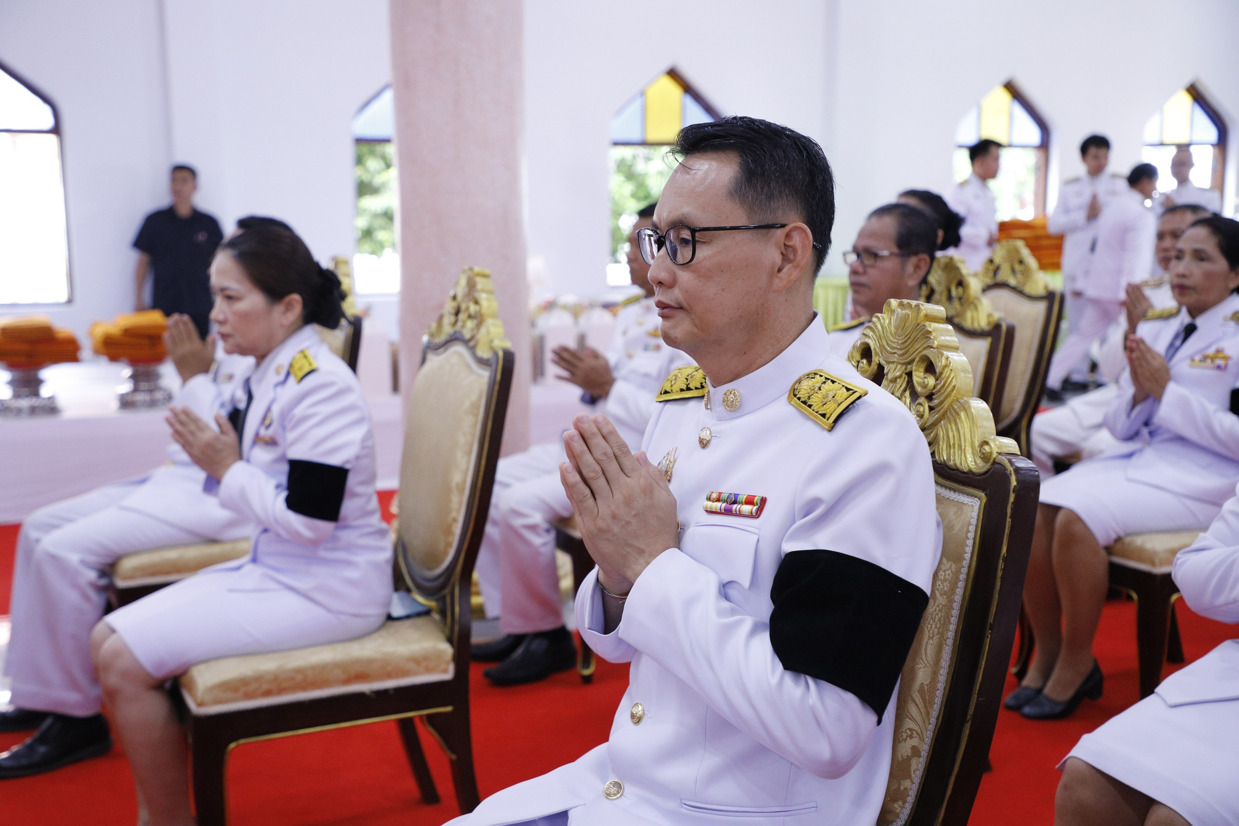 title - วันที่ 25 มิถุนายน 2569 นายประเสริฐ กาญจนเกียรติกุล ปฏิรูปที่ดินจังหวัดบุรีรัมย์ พร้อมด้วยข้าราชการ และเจ้าหน้าที่ ส.ป.ก.บุรีรัมย์ ร่วมพิธีบำเพ็ญกุศลในวาระครบ 15 วัน (ปัณรสมวาร) แห่งการสิ้นพระชนม์ สมเด็จพระเจ้าลูกเธอเจ้าฟ้าพัชรกิติยาภา นเรนทิราเทพยวดี กรมหลวงราชสาริณีสิริพัชร มหาวัชรราชธิดา